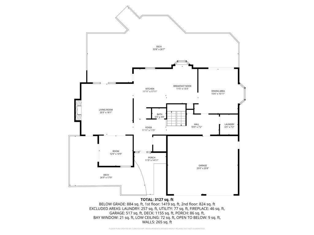 128 Tower Street Monongahela, PA 15063 - Photo 11 of 50 a picture of floor plan