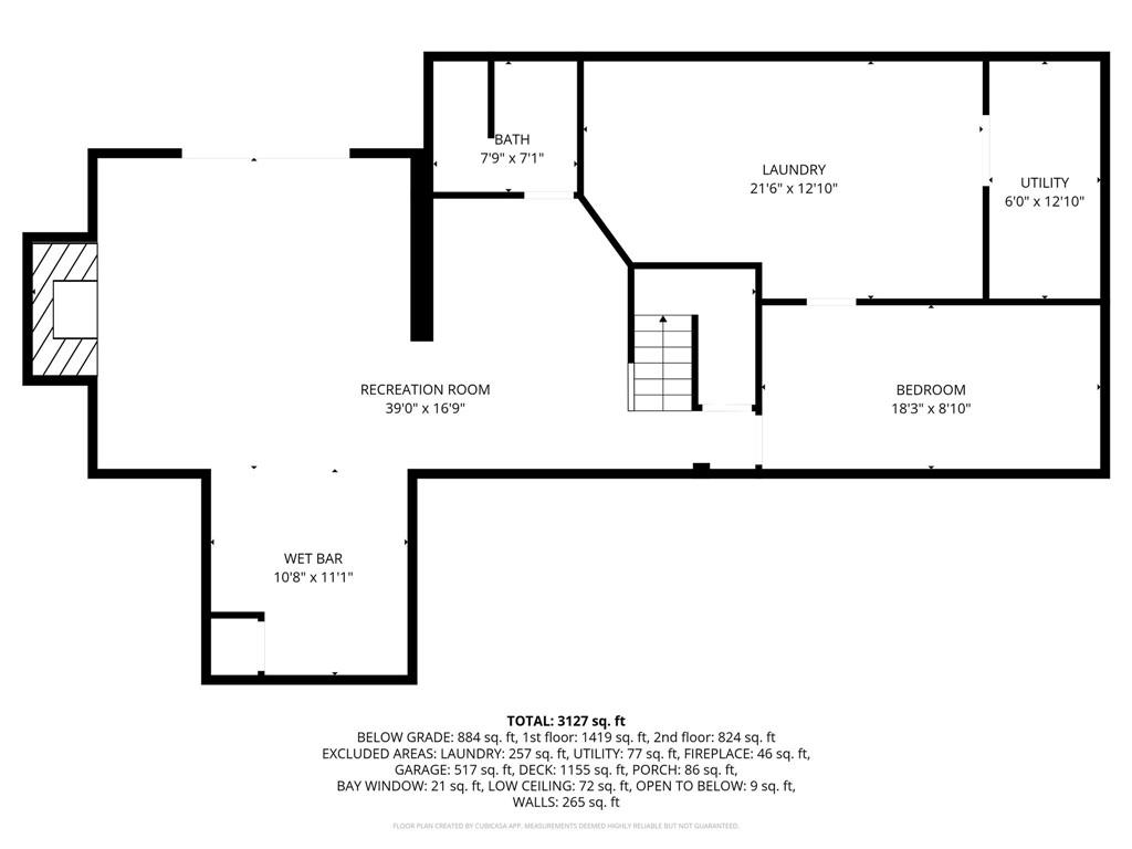 128 Tower Street Monongahela, PA 15063 - Photo 37 of 50 a picture of floor with a bench