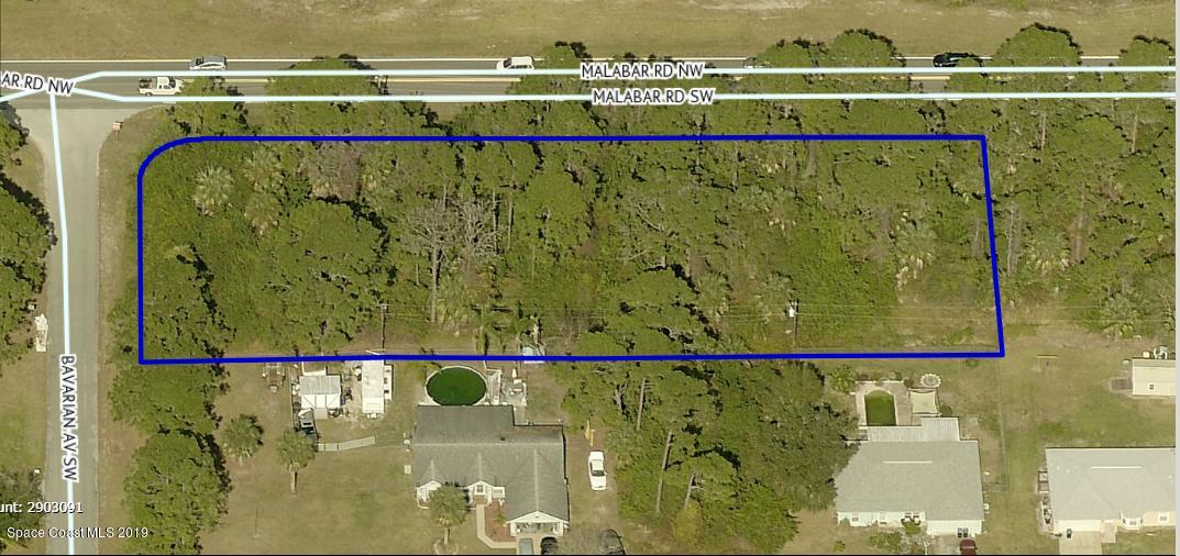 1392 Malabar Road Palm Bay, FL 32908 - Photo 1 of 1 1392 Malabar Rd. SW eagle view