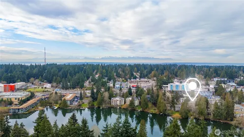 a view of swimming pool and lake view
