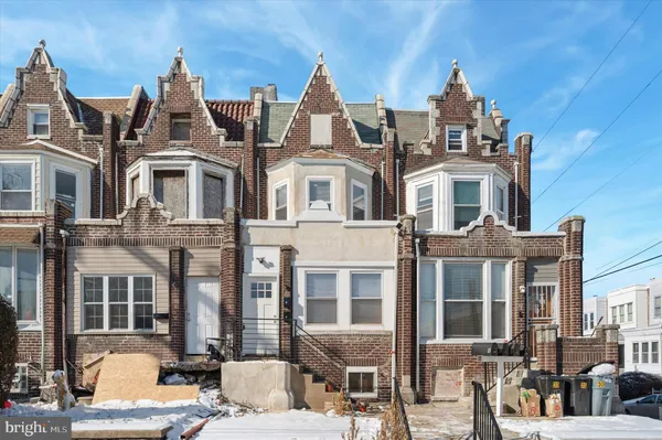 a front view of a residential apartment building