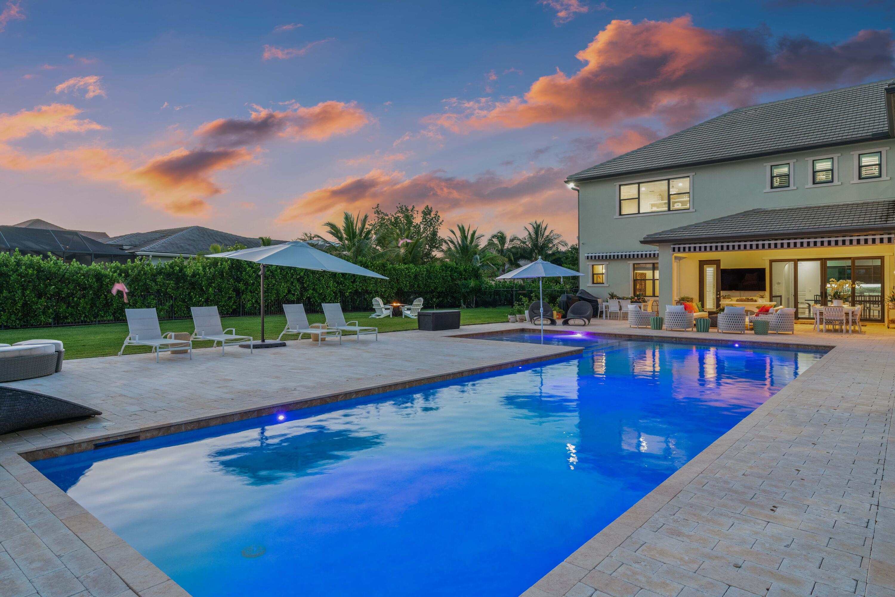 8208 Southeast Red Root Way Jupiter, FL 33458 - Photo 84 of 113 Twilight Pool