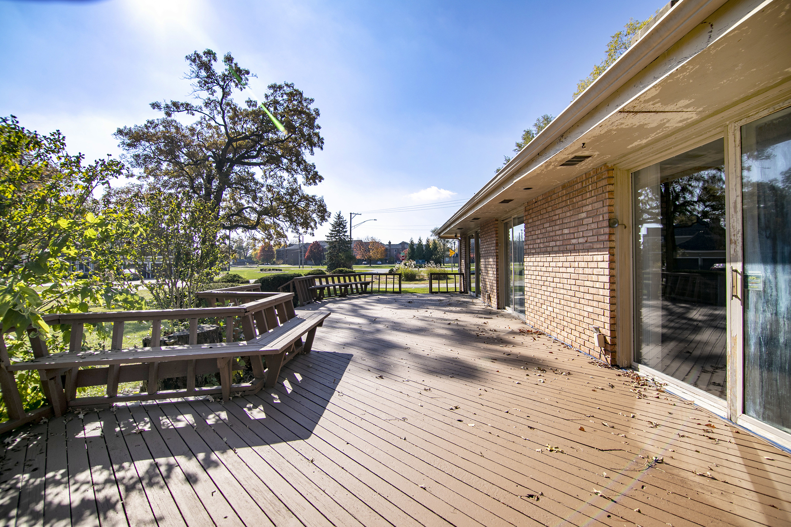 1305 Oaktree Lane Kankakee, IL 60901 - Photo 37 of 47 a view of balcony with wooden floor and seating space
