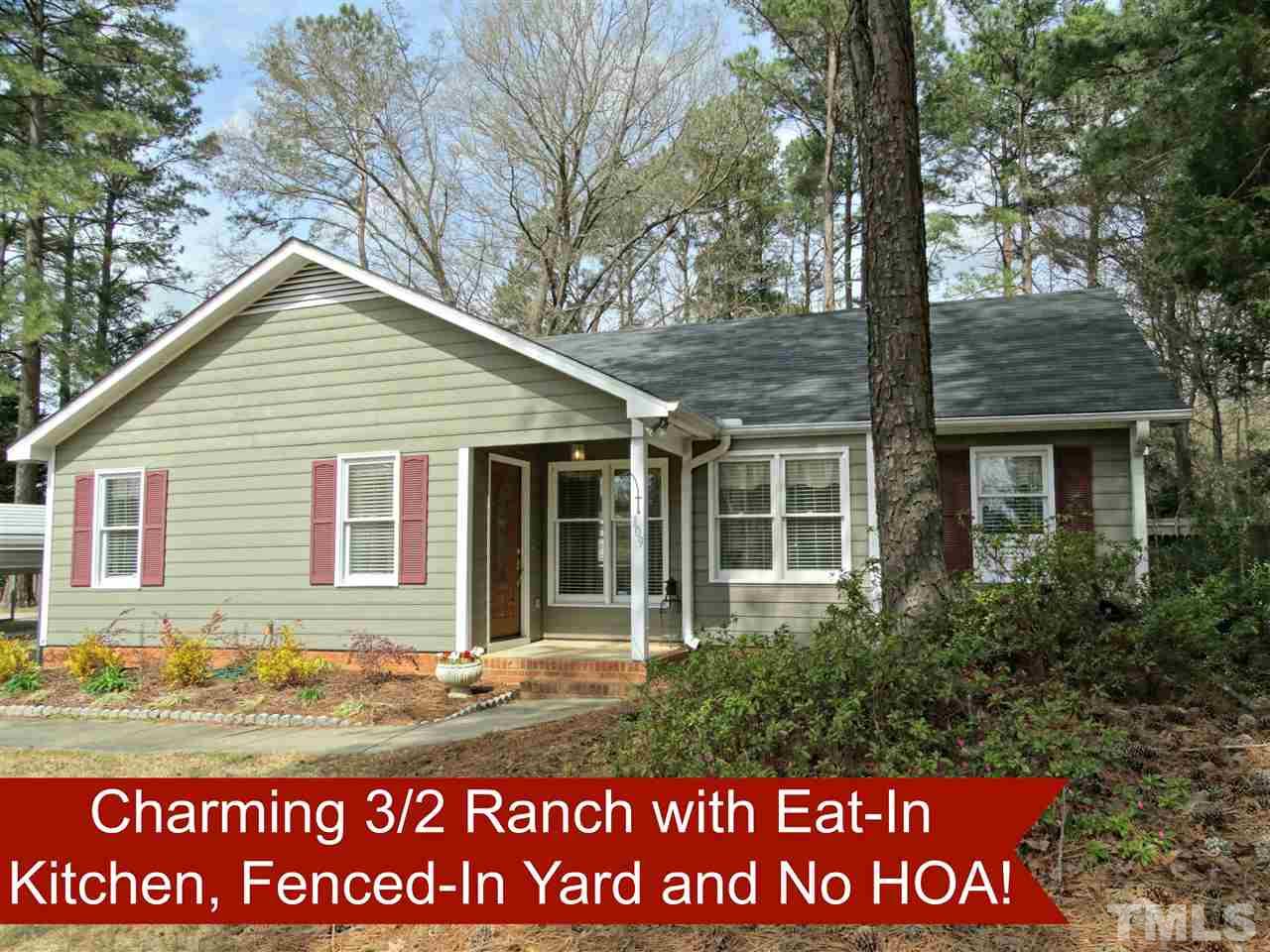 109 Longneedle Court Raleigh, NC 27603 - Photo 1 of 23 a front view of a house with a garden