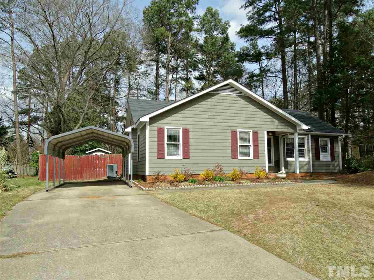 109 Longneedle Court Raleigh, NC 27603 - Photo 3 of 23 a front view of house with yard