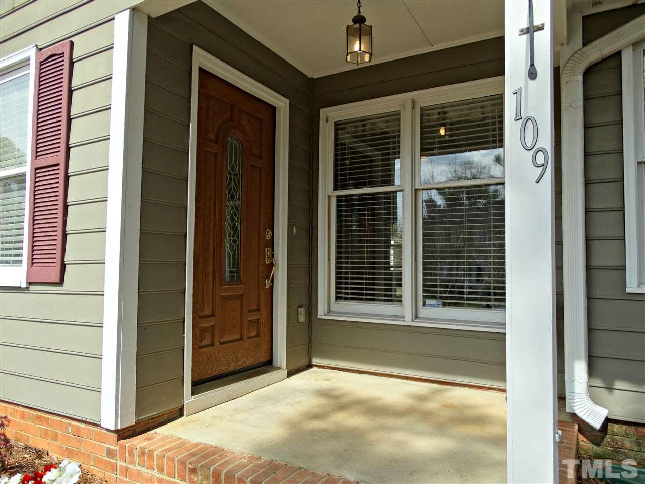109 Longneedle Court Raleigh, NC 27603 - Photo 5 of 23 a view of front door of house
