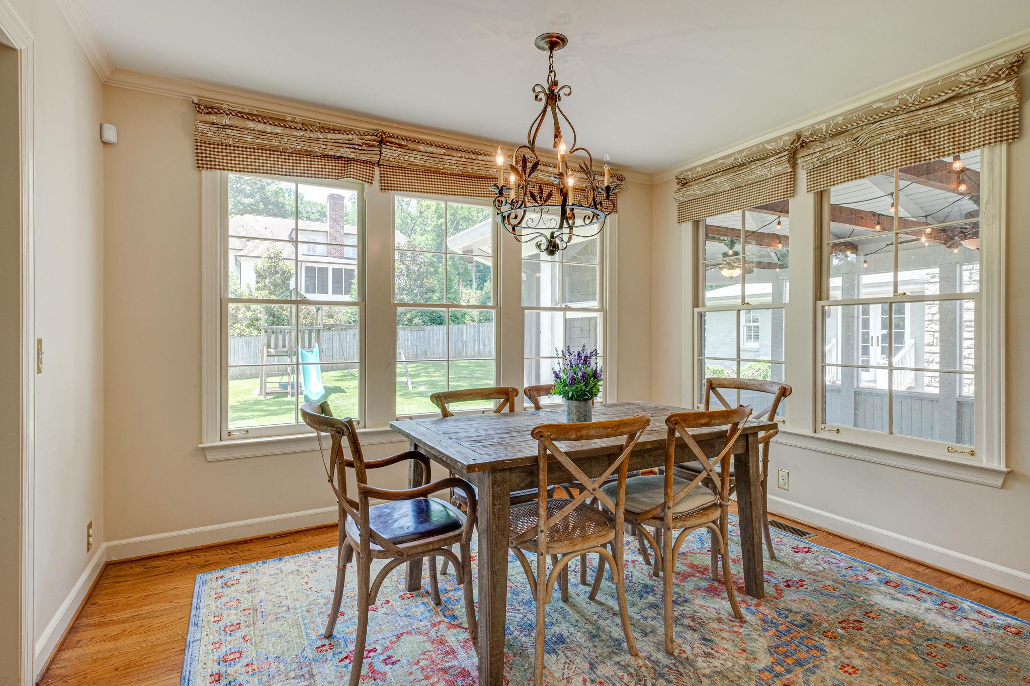 129 Cheek Road Nashville, TN 37205 - Photo 11 of 30 a view of a dining room with furniture window and outside view