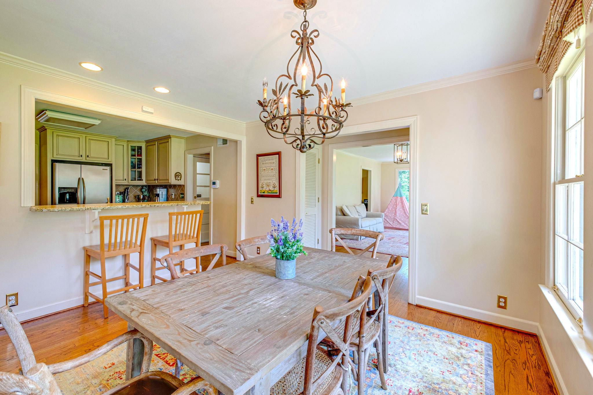 129 Cheek Road Nashville, TN 37205 - Photo 12 of 30 a view of a dining room with furniture and window