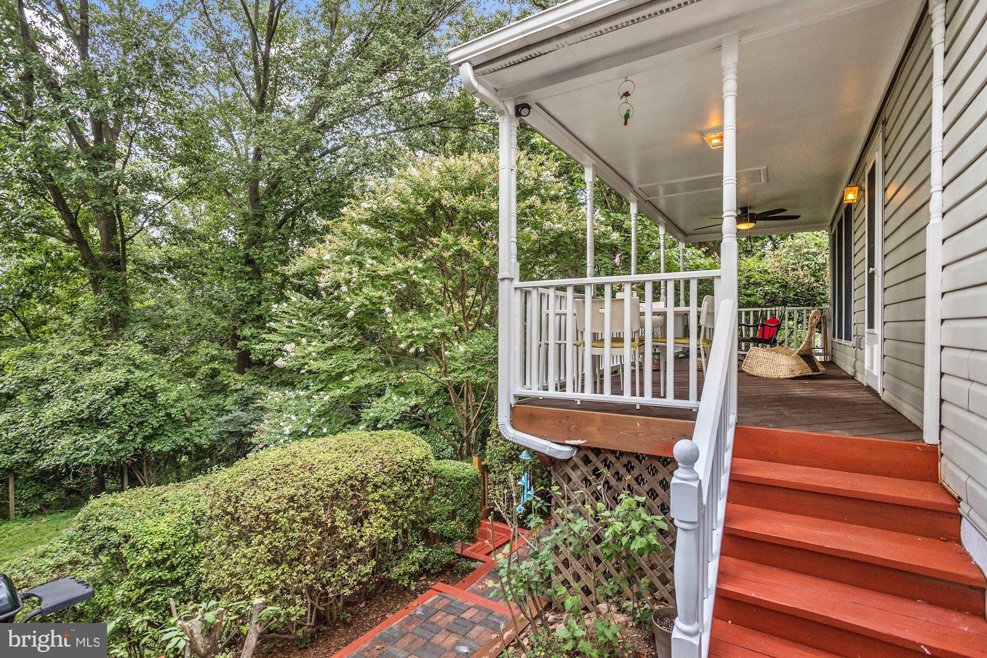 4020 Decatur Avenue Kensington, MD 20895 - Photo 24 of 36 Covered Rear Porch