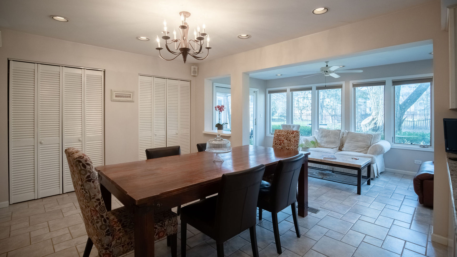 1800 Clover Road Northbrook, IL 60062 - Photo 23 of 71 a view of a dining room with furniture window and outside view