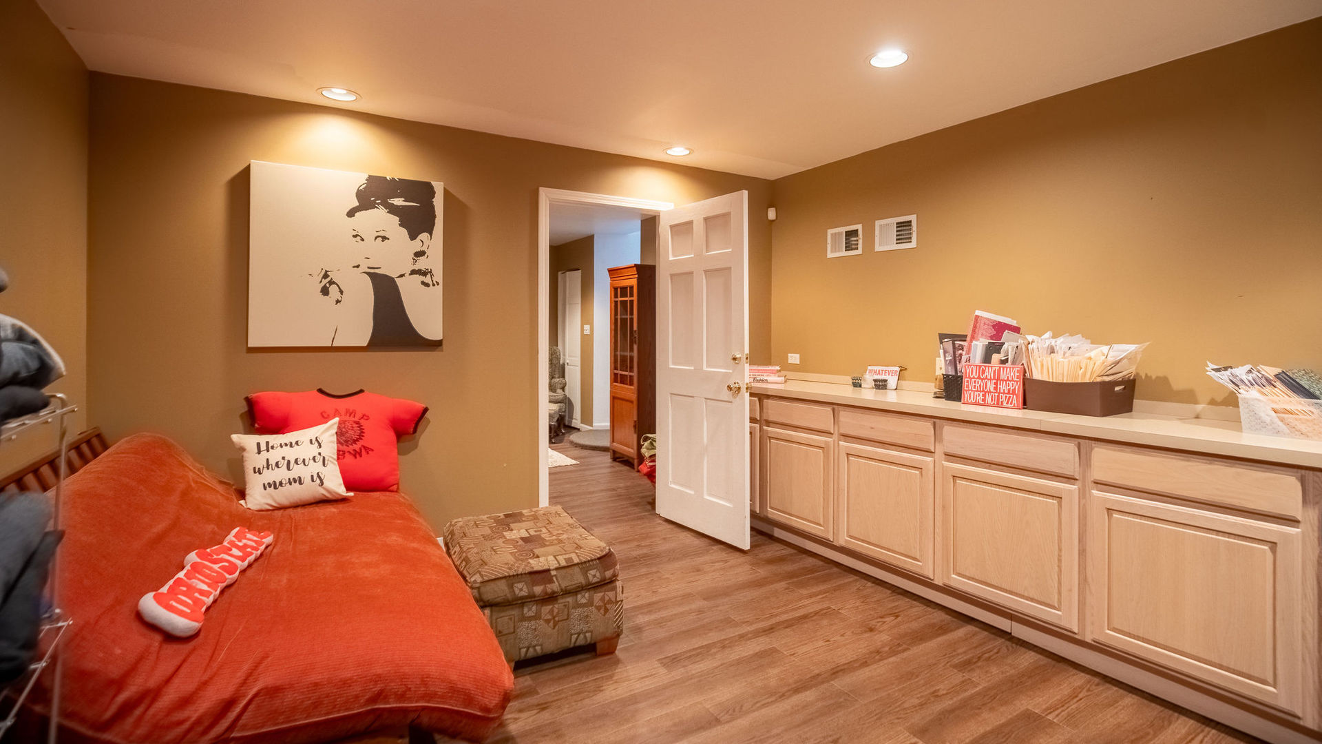 1800 Clover Road Northbrook, IL 60062 - Photo 43 of 71 a bedroom with furniture and a wooden floor