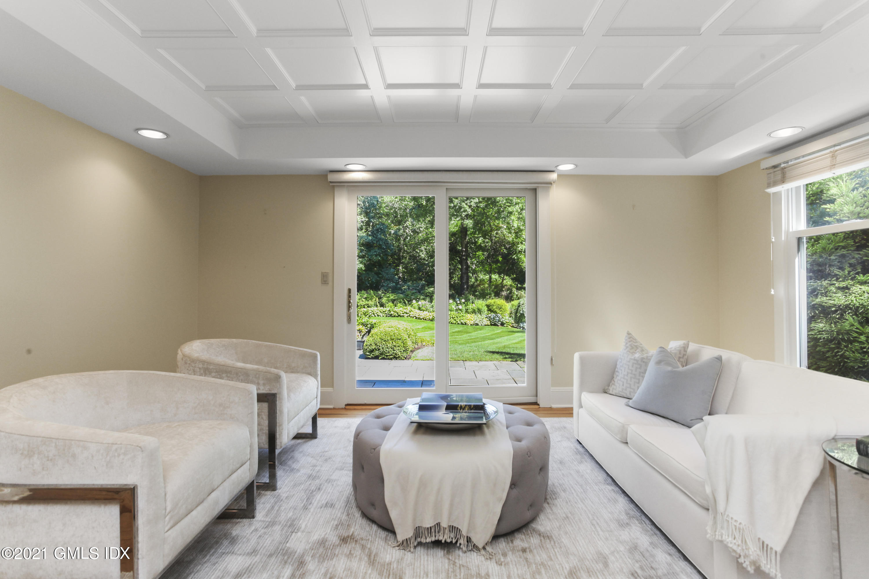 150 Porchuck Road Greenwich, CT 06831 - Photo 6 of 21 a bedroom with a bed and a large window