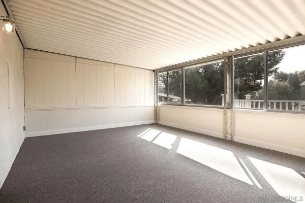 a view of a room with window