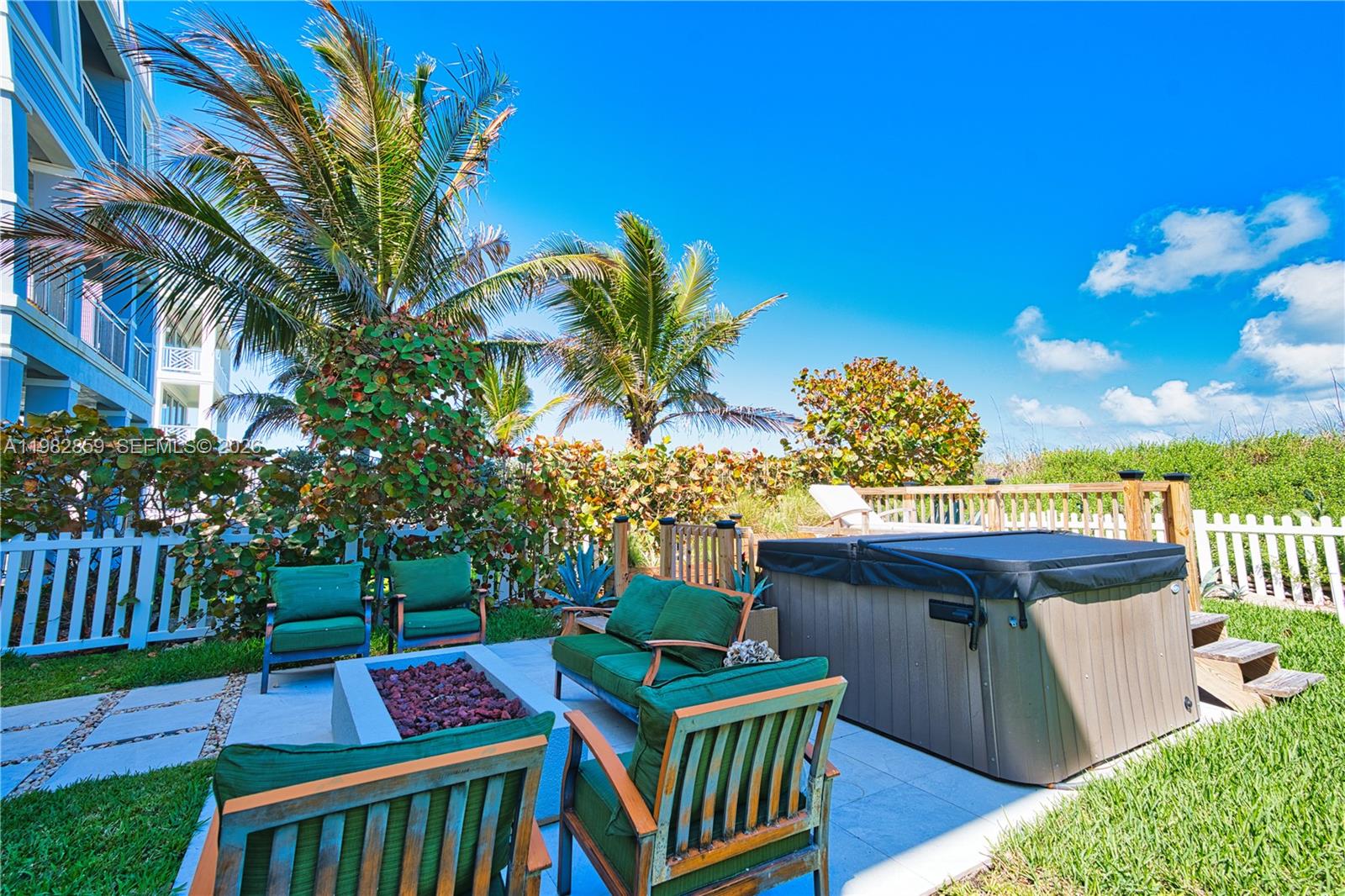 5120 Watersong Way Fort Pierce, FL 34949 - Photo 54 of 70 a view of an outdoor sitting area with brick walls