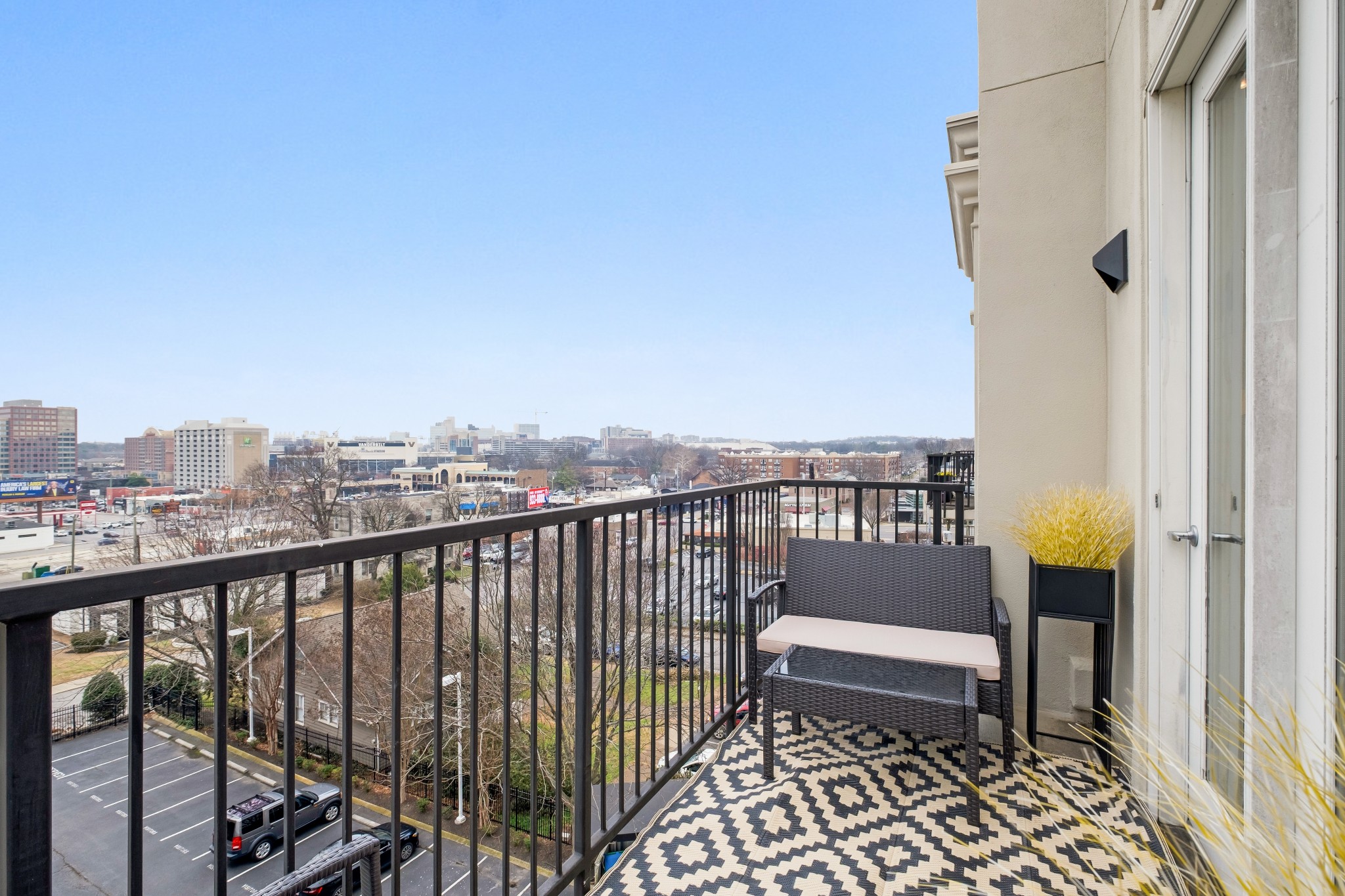 3014 Hedrick Street, Unit 504 Nashville, TN 37203 - Photo 8 of 33 a view of a balcony with wooden floor