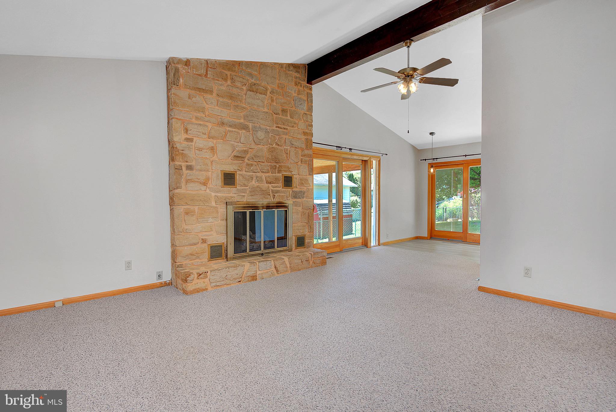 1410 Riegle Road Harrisburg, PA 17112 - Photo 10 of 25 Floor to ceiling stone gas fireplace