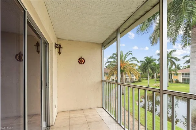 a view of a glass door with glass door