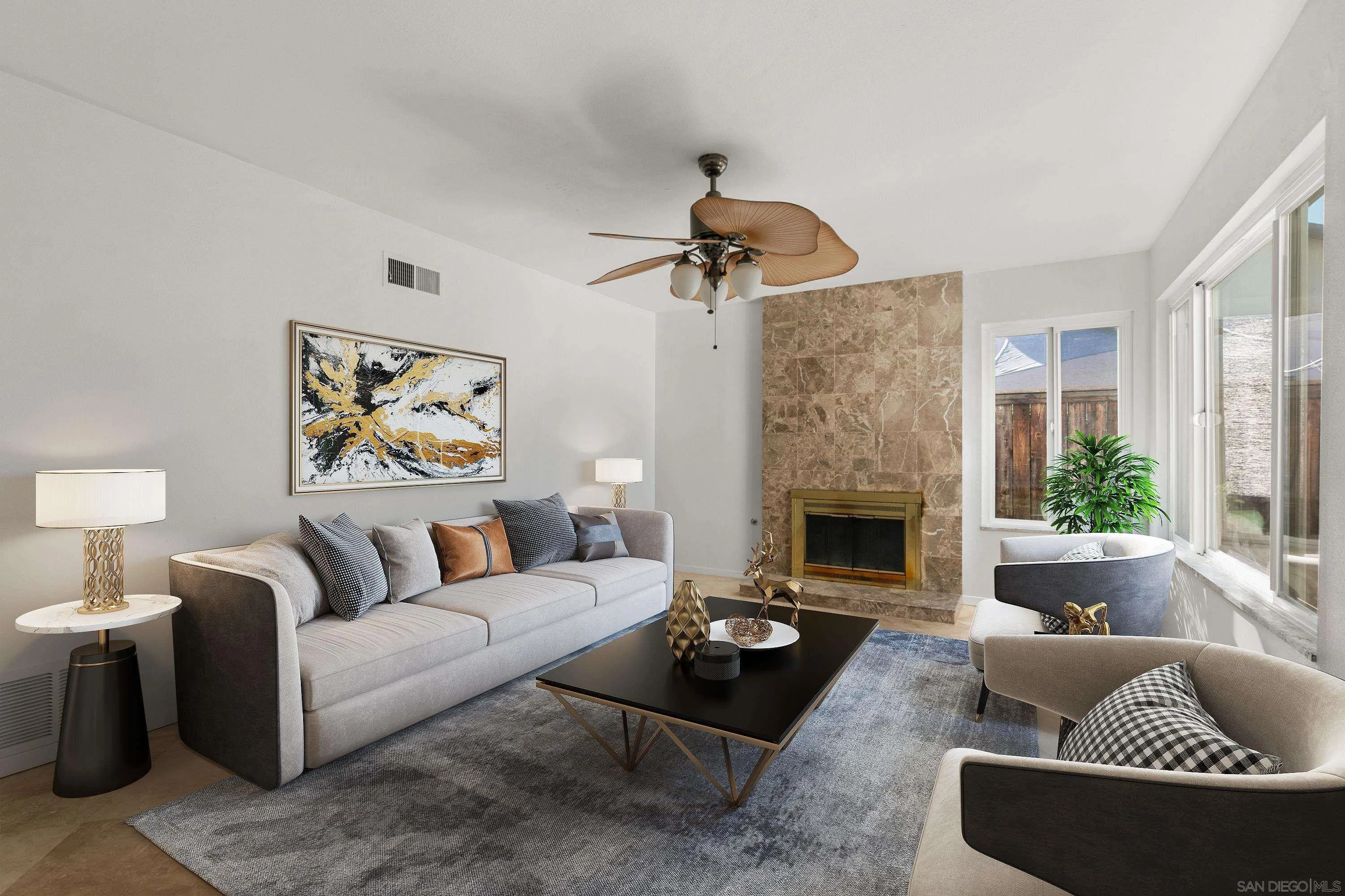 13840 Olive Grove Place Poway, CA 92064 - Photo 1 of 40 a living room with furniture a rug and a fireplace