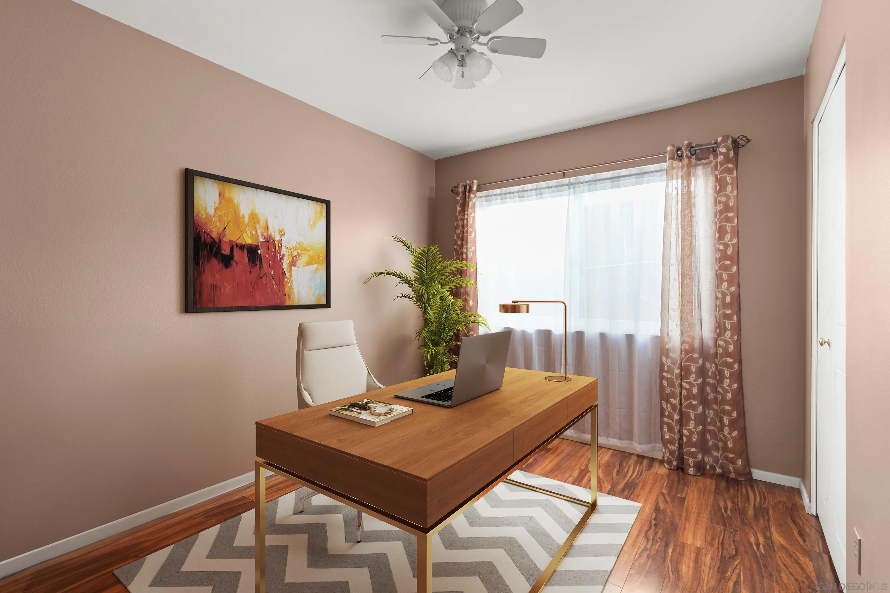 13840 Olive Grove Place Poway, CA 92064 - Photo 23 of 40 a view of a workspace with furniture and a window