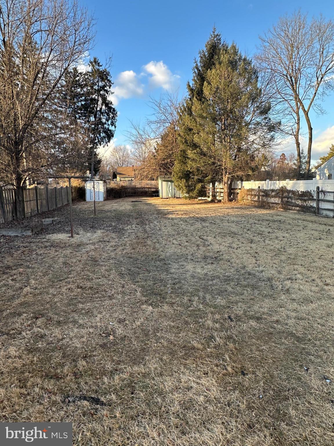 128 Central Avenue Ewing, NJ 08628 - Photo 15 of 15 a view of dirt yard with a large tree