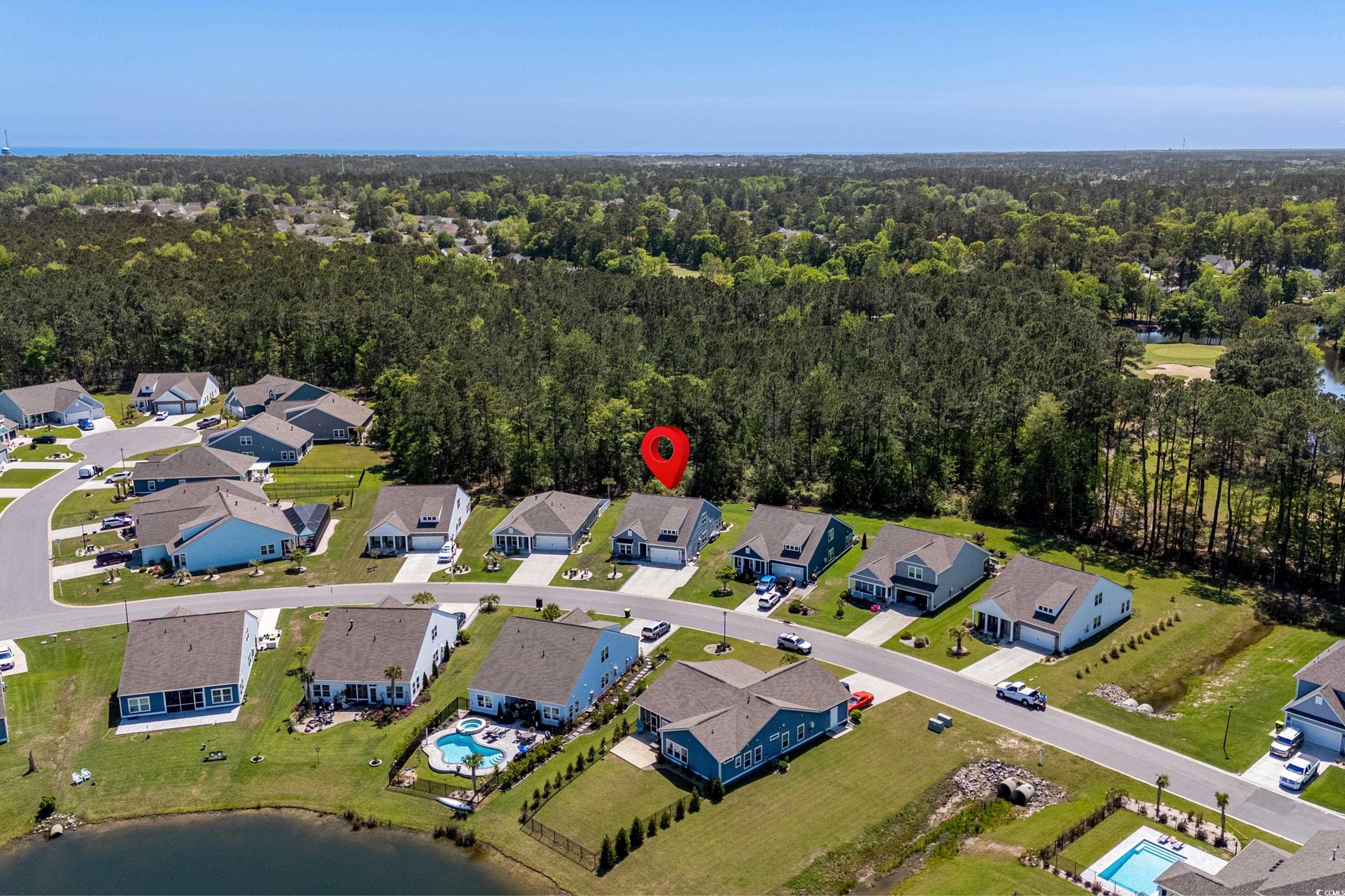1016 Saluda River Road Murrells Inlet, SC 29576 - Photo 33 of 38 Birds eye view of property featuring a residential