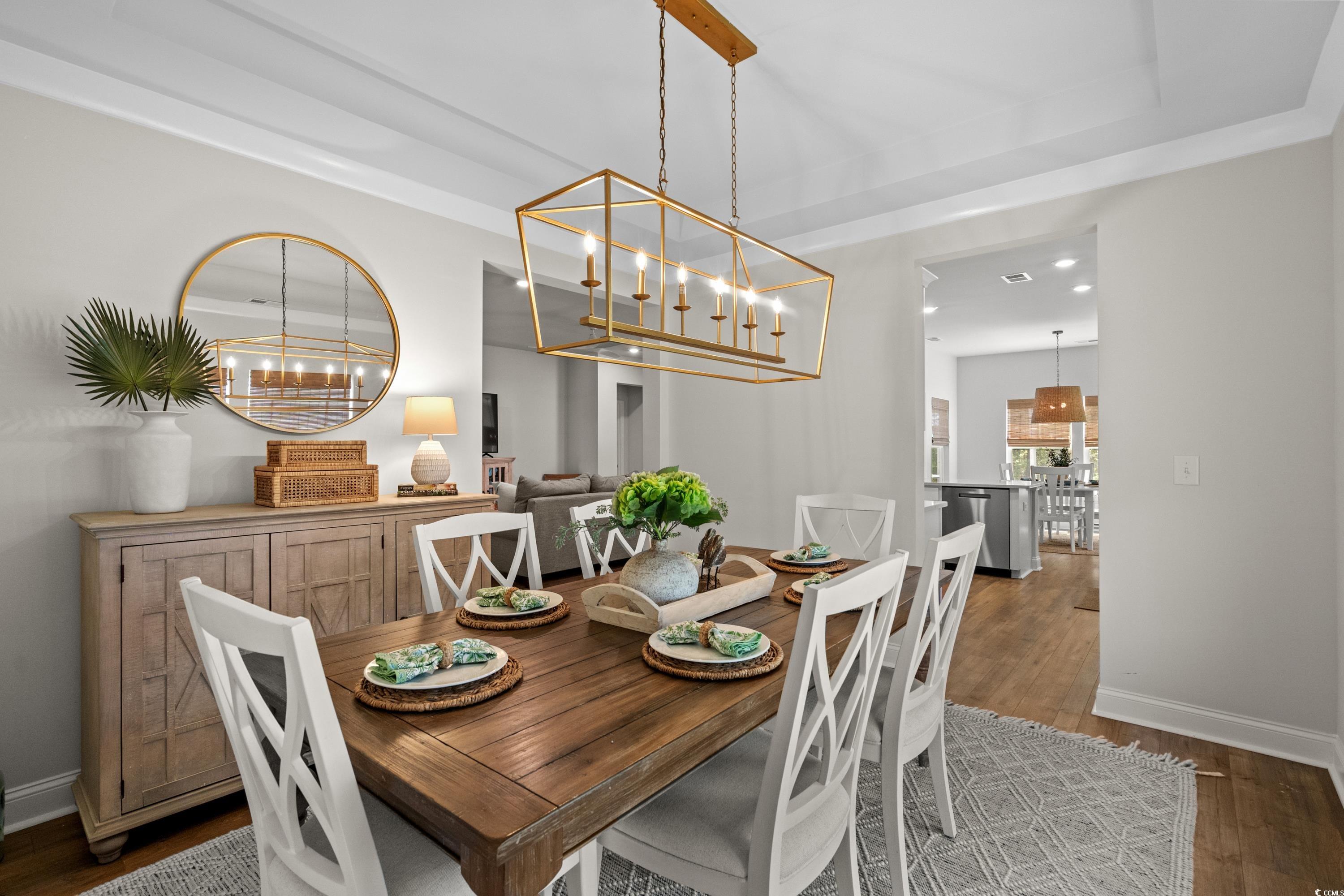 1016 Saluda River Road Murrells Inlet, SC 29576 - Photo 6 of 38 Dining area featuring baseboards, recessed lightin