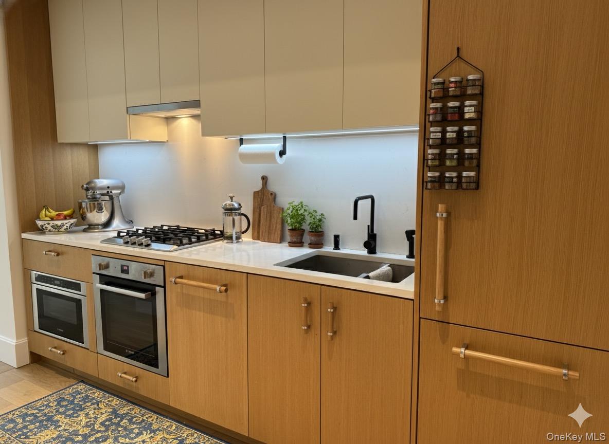 22-18 Jackson Avenue, Unit 304 Queens, NY 11101 - Photo 2 of 10 a kitchen with a sink and cabinets