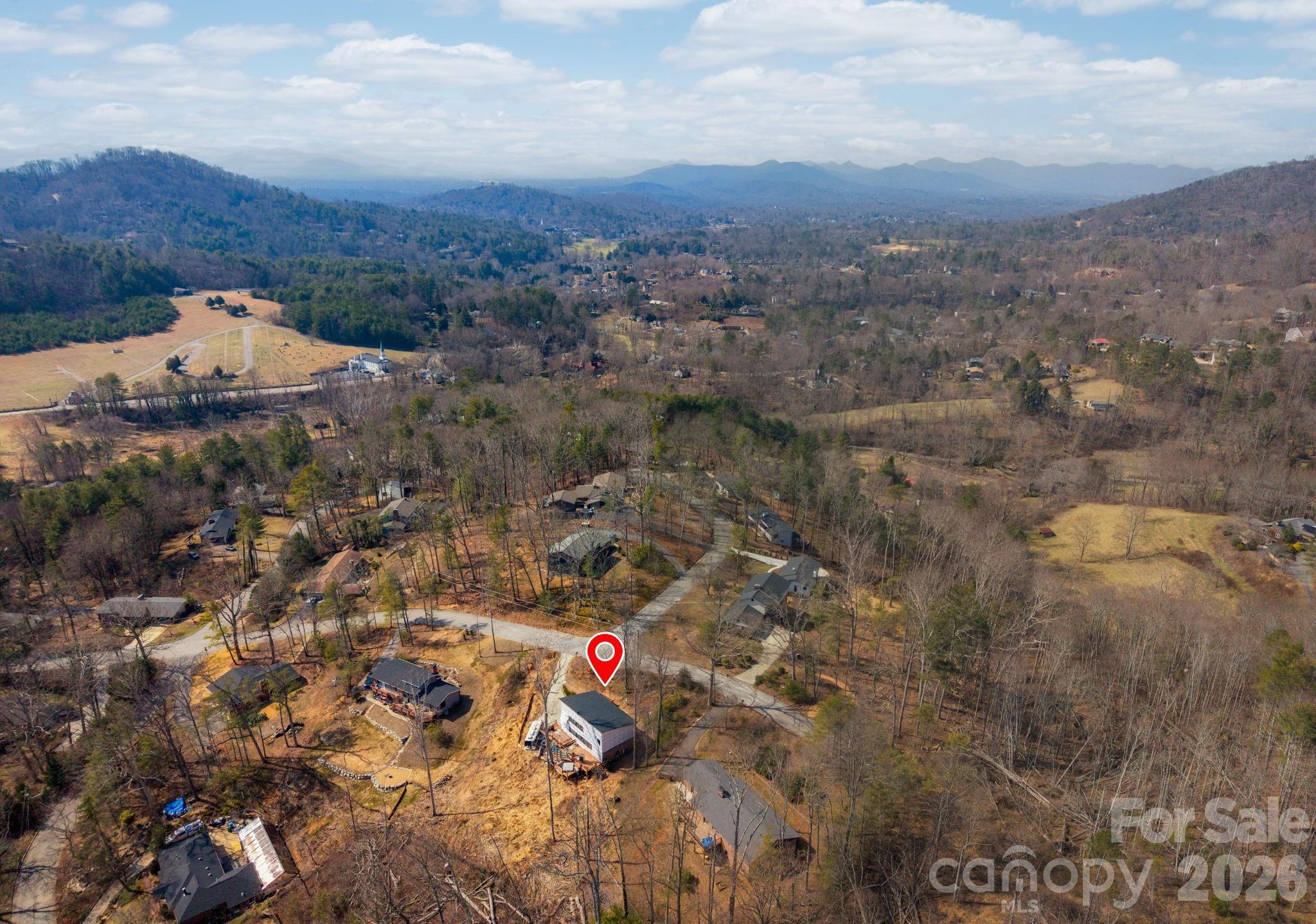 59 Faircrest Road Asheville, NC 28804 - Photo 21 of 24 an aerial view of residential houses with outdoor space