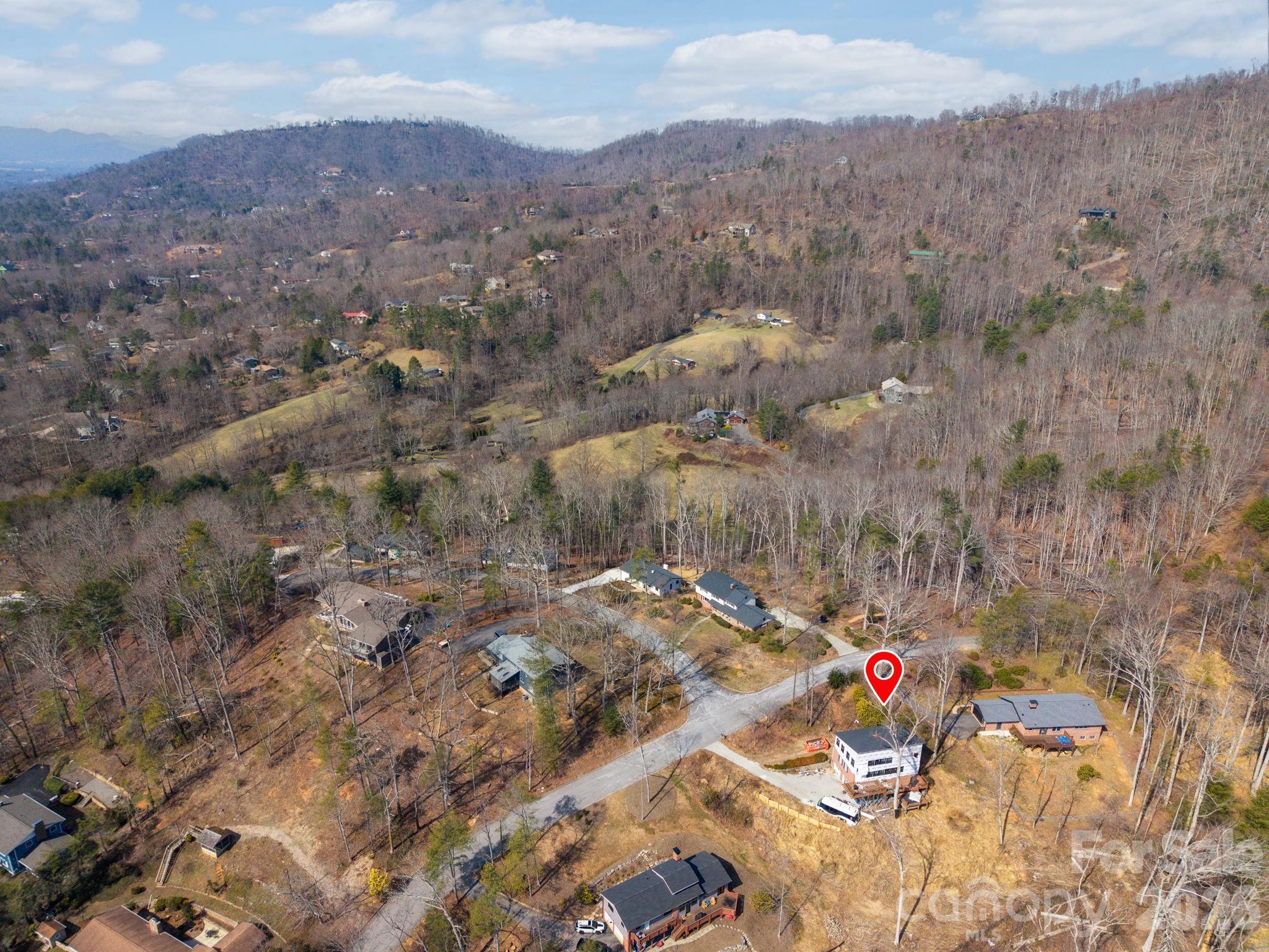 59 Faircrest Road Asheville, NC 28804 - Photo 22 of 24 a view of outdoor space and mountain view