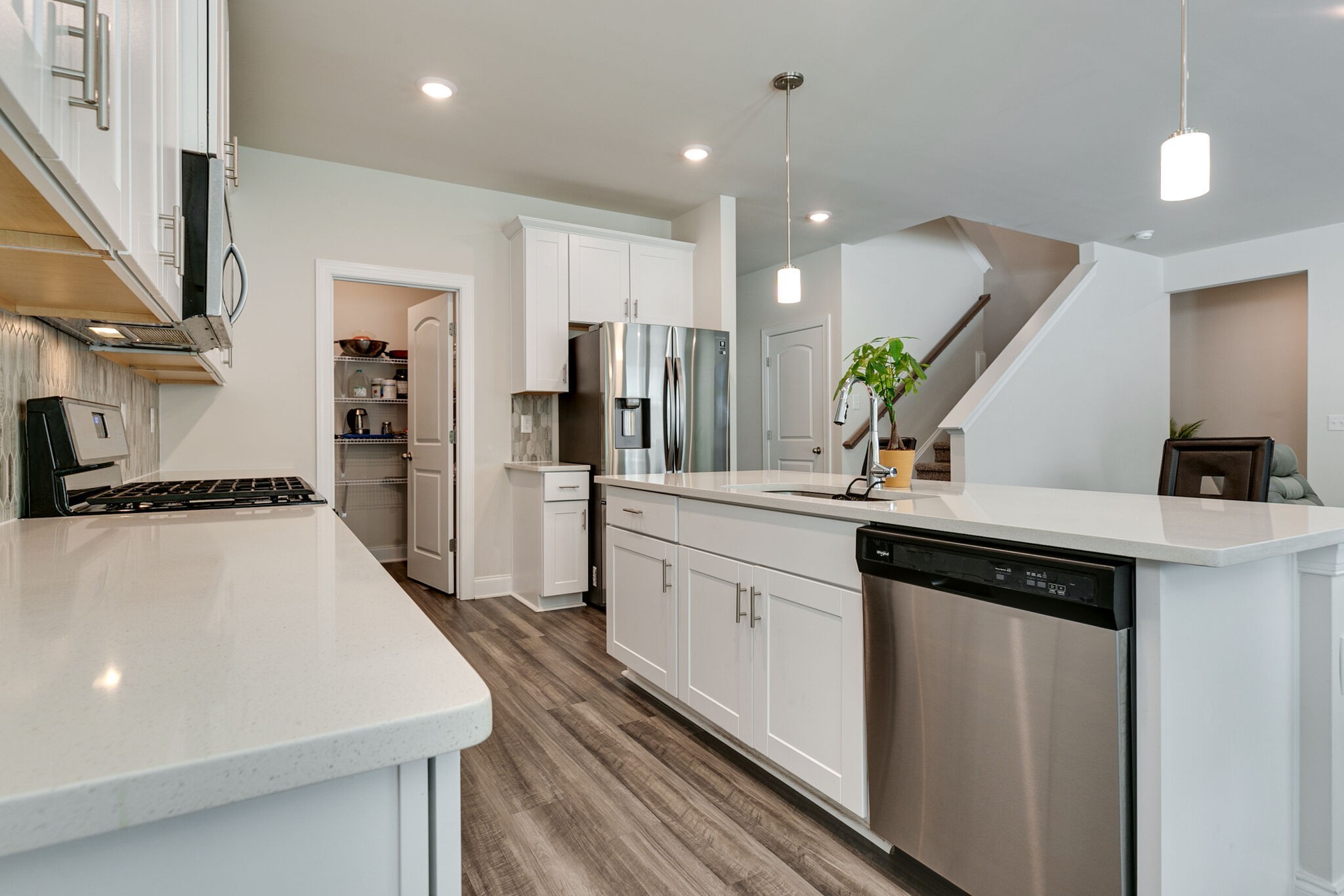 3264 Longstalk Road Antioch, TN 37013 - Photo 11 of 49 a kitchen with stainless steel appliances a sink stove and refrigerator