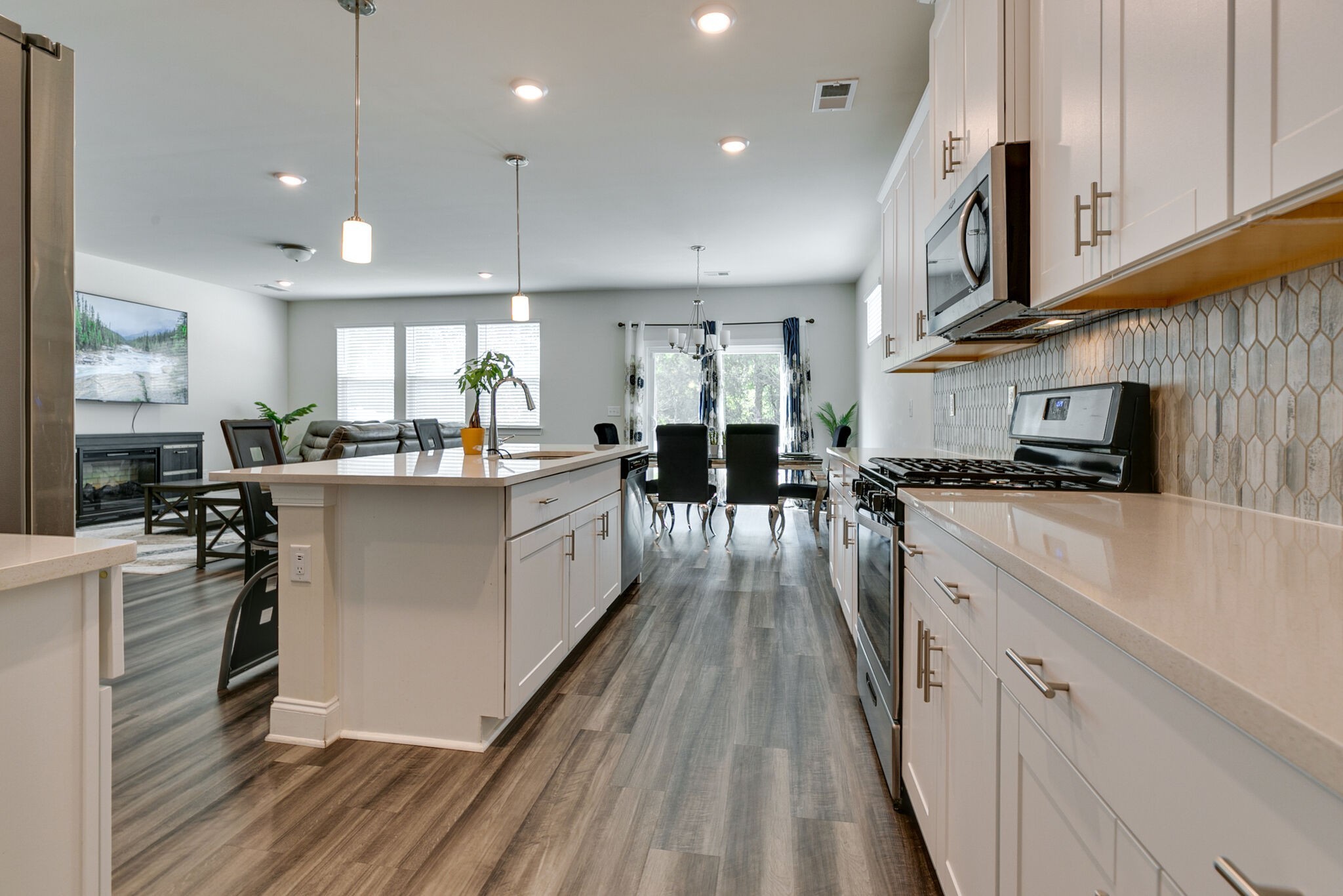 3264 Longstalk Road Antioch, TN 37013 - Photo 13 of 49 a kitchen with counter top space a sink cabinets and appliances