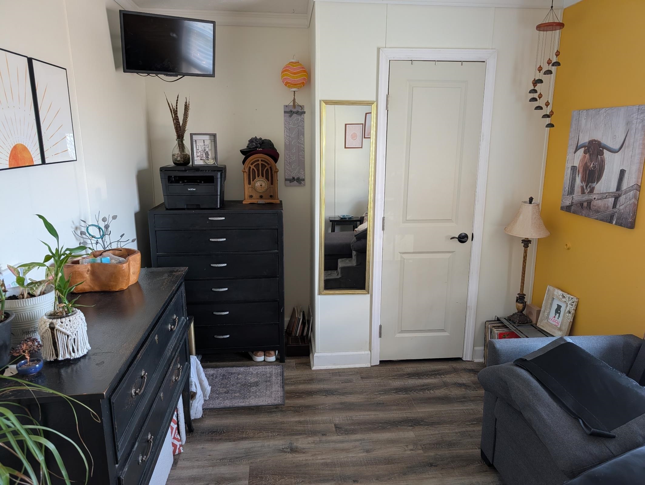 3 Poolside Drive Murrells Inlet, SC 29576 - Photo 20 of 40 Bedroom featuring dark wood-style floors and crown molding