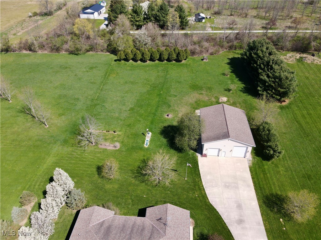 10323 Smith Road Litchfield, OH 44253 - Photo 43 of 50 Drone / aerial view with a rural view