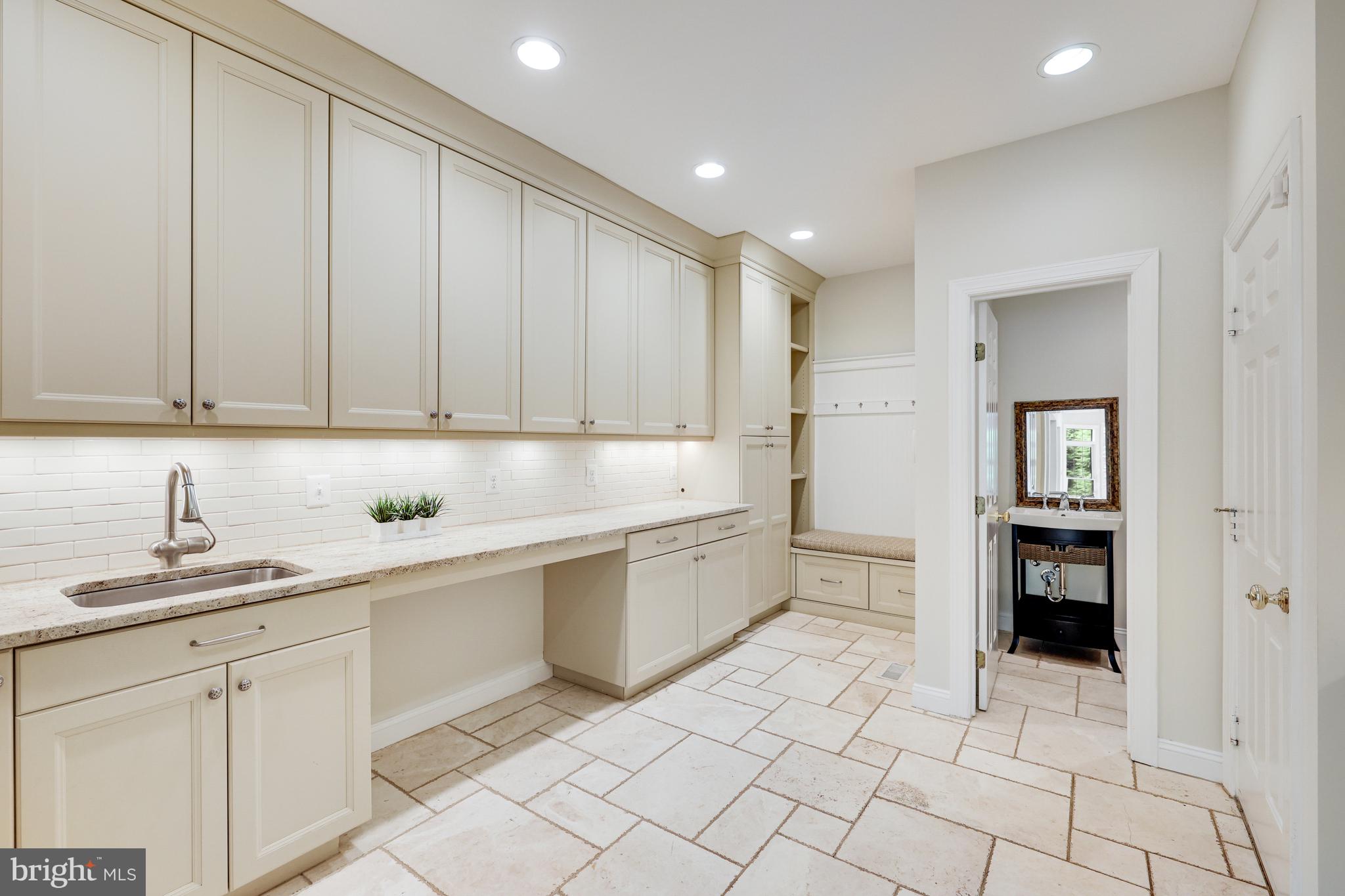 8100 Ridings Court McLean, VA 22102 - Photo 26 of 79 Large Mud Room w/Heated Floors