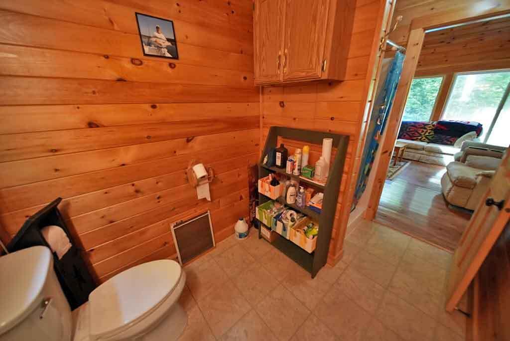 323 Sandy Beach Road Danforth, ME 04424 - Photo 62 of 81 knotty-pine-lake-house-bath