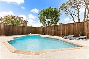a backyard of a house