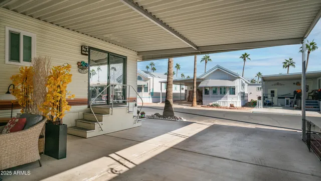 a outdoor space with patio furniture