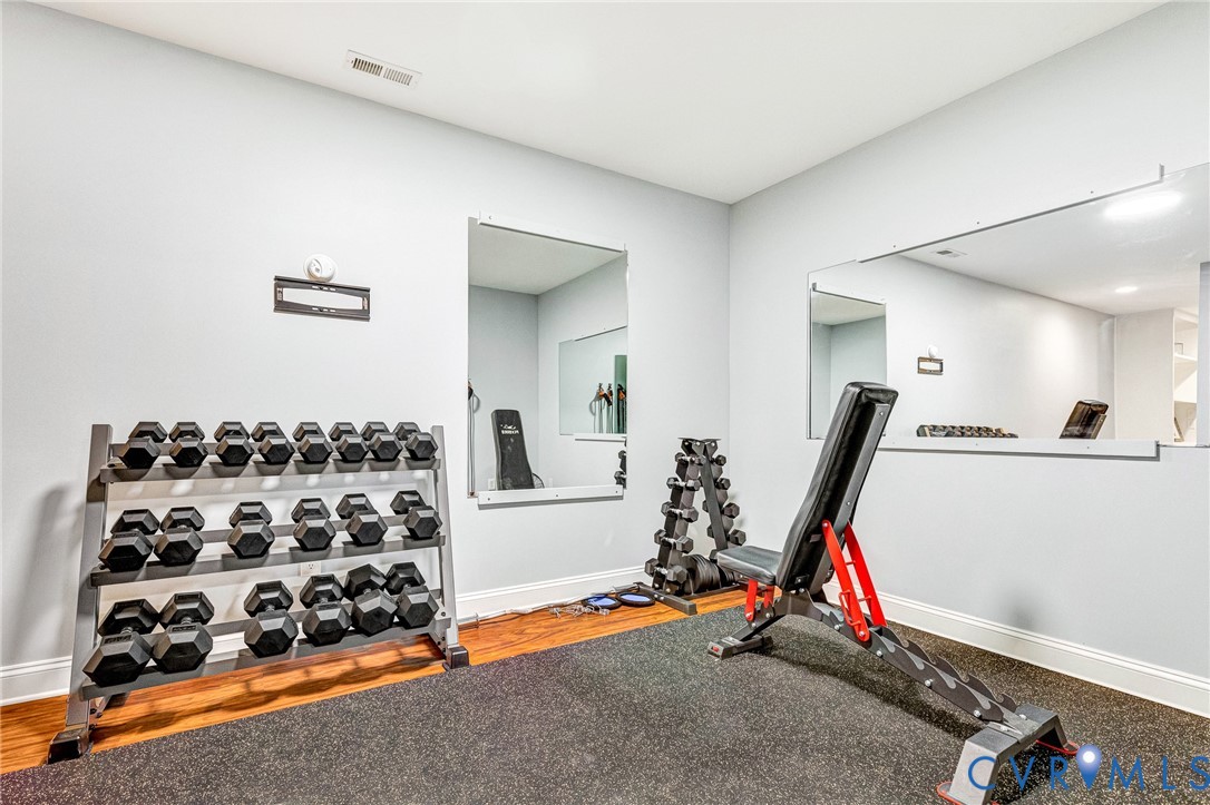 14436 Overlook Ridge Lane Beaverdam, VA 23015 - Photo 51 of 82 Basement flex space currently used as a gym!