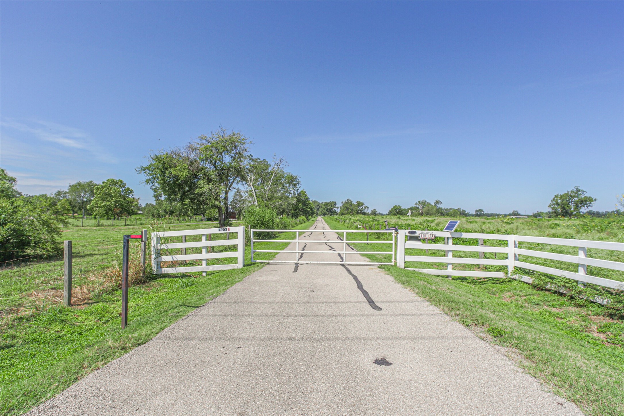 4903 Bowser Road Fulshear, TX 77441 - Photo 49 of 50 Controlled access gate is shared with neighboring property