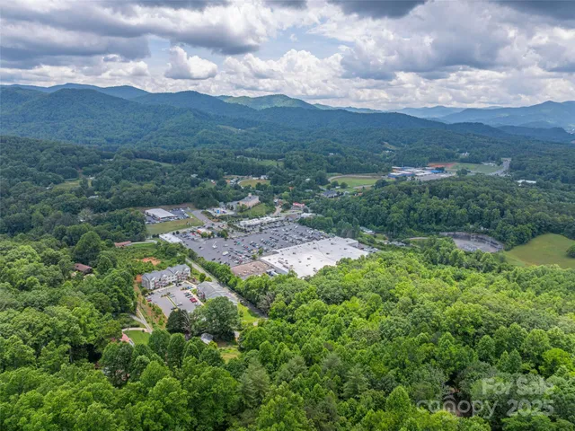 a view of a lake with a mountain in the background