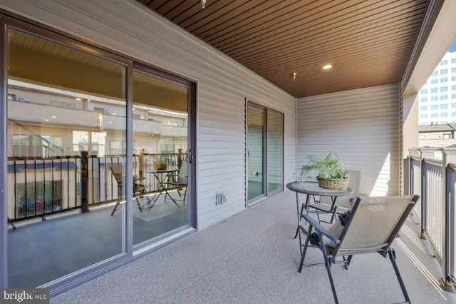 a front view of a building with windows