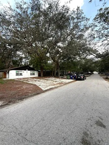 a view of street with trees