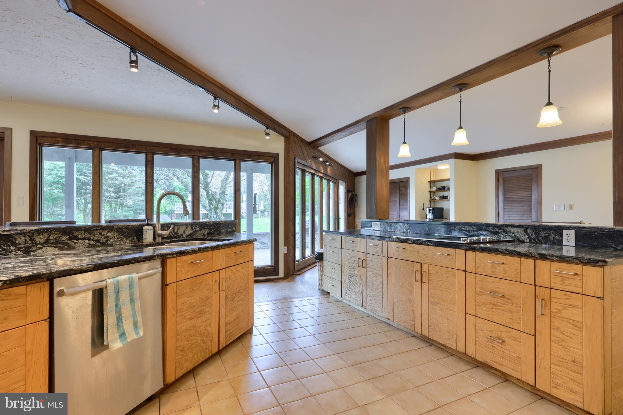 15 Dead End Road Lititz, PA 17543 - Photo 20 of 49 a large kitchen with granite countertop a large counter top space a sink and stainless steel appliances