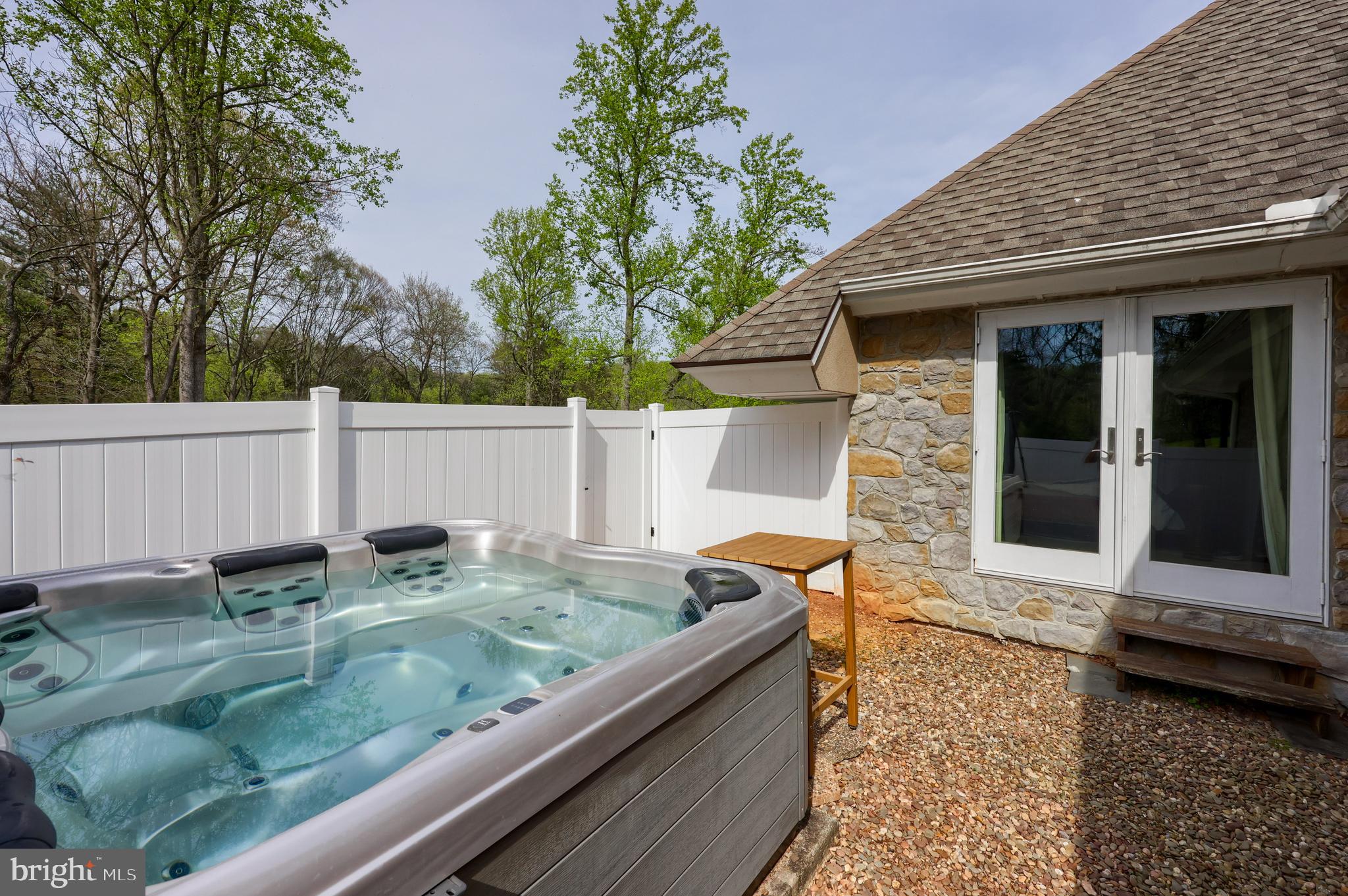 15 Dead End Road Lititz, PA 17543 - Photo 27 of 49 a view of a backyard with chairs and a small yard