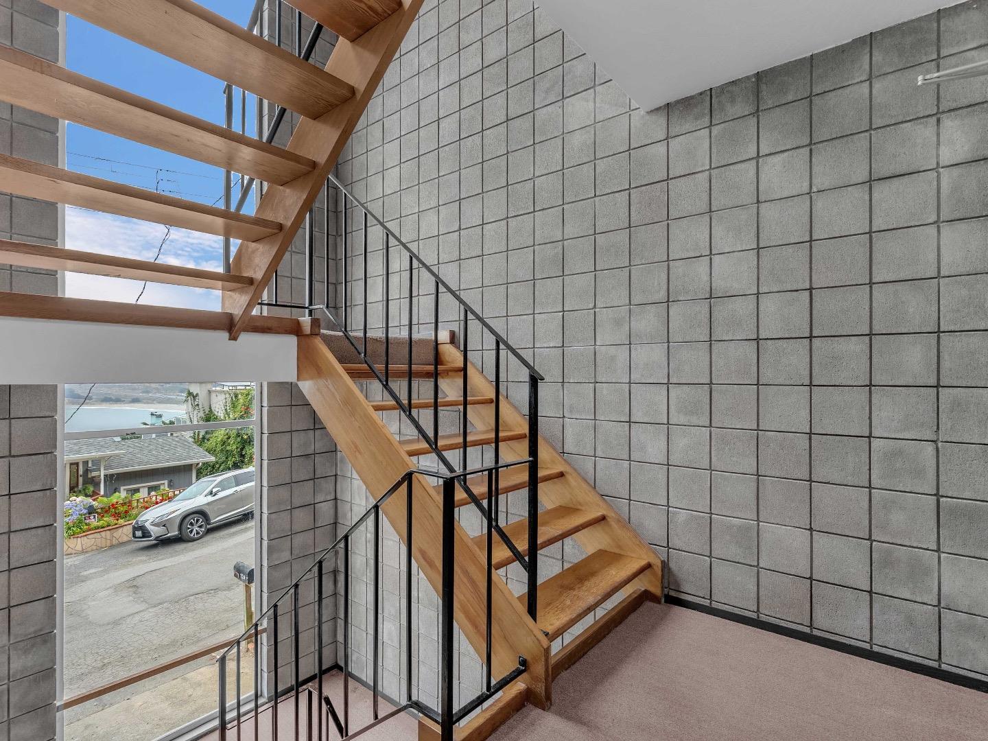 224 Olympian Way Pacifica, CA 94044 - Photo 18 of 46 a view of staircase with railing and white walls