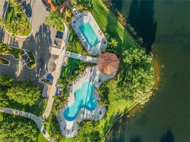 a bird view of multi story residential area