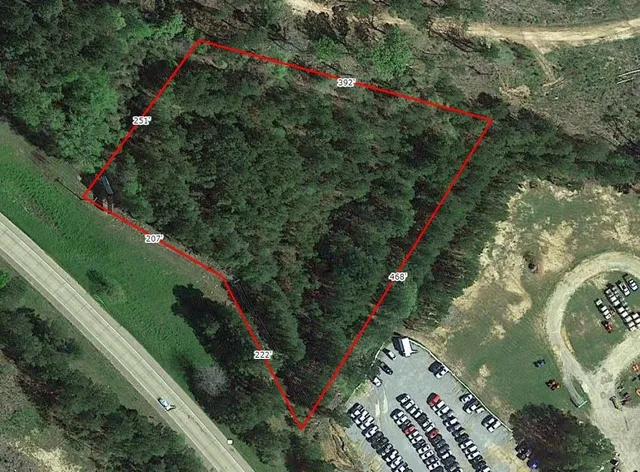 a view of yard with green space