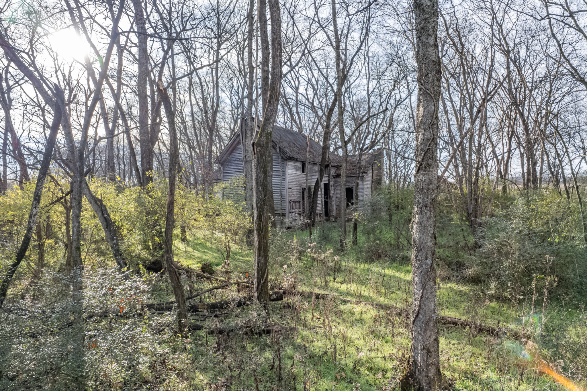 815 South Cross Bridges Road Mount Pleasant, TN 38474 - Photo 35 of 62 a backyard of a house with lots of green space