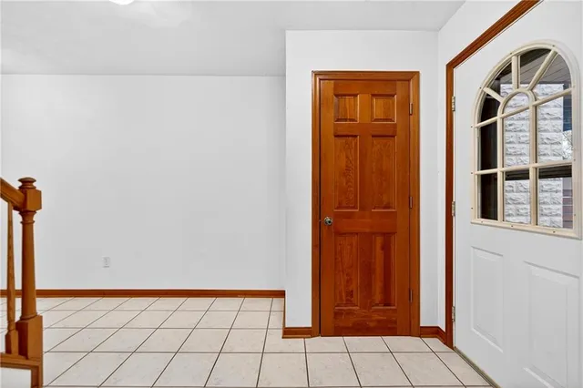 a view of front door