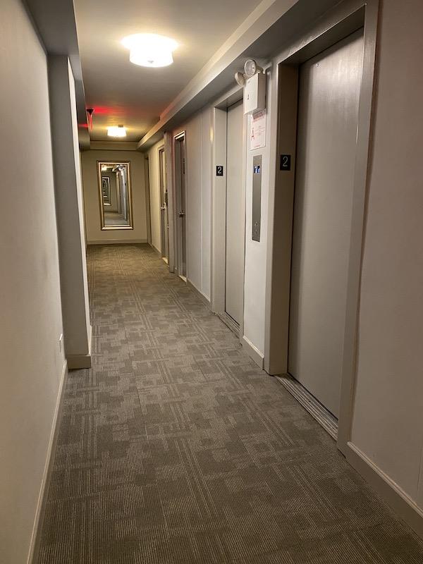 a view of hallway with hallway
